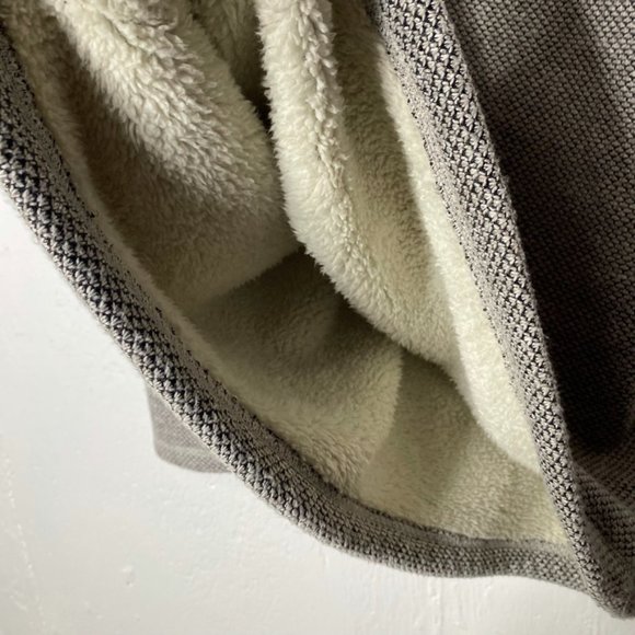 Orvis pullover tweed fleece lined 1/4 zip jacket - Picture 6 of 7